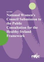 National Women’s Council Submission to the Public Consultation for the Healthy Ireland Framework
